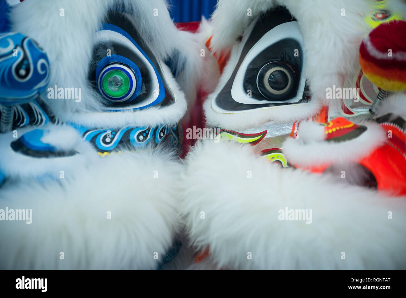 02.02.2018, Singapore, Republic of Singapore, Asia Masks of costume