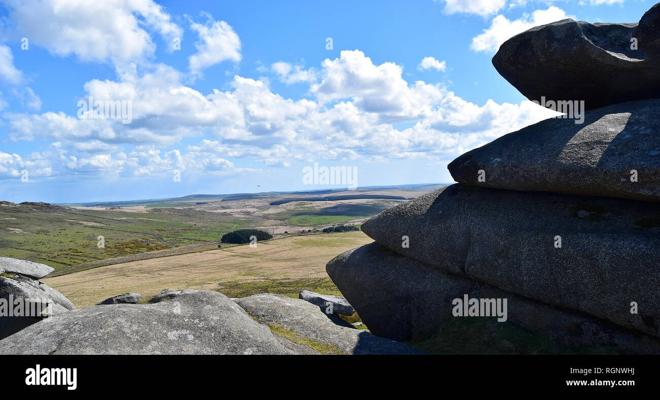 Rough Tor/Brown Willy, Bodmin Moor, Cornwall, 260417 Stock Photo Alamy