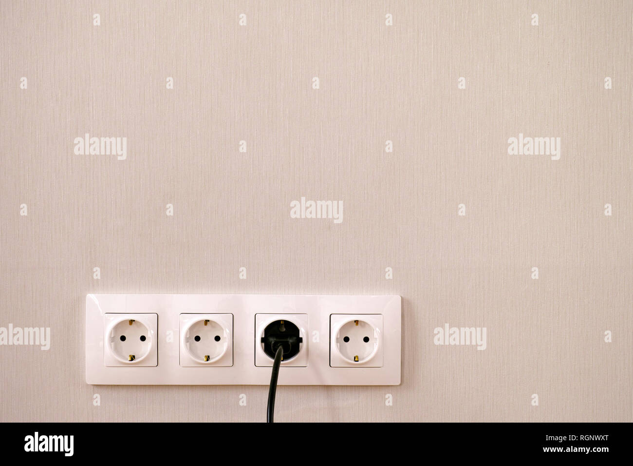 Two pin wall socket plug hires stock photography and images Alamy