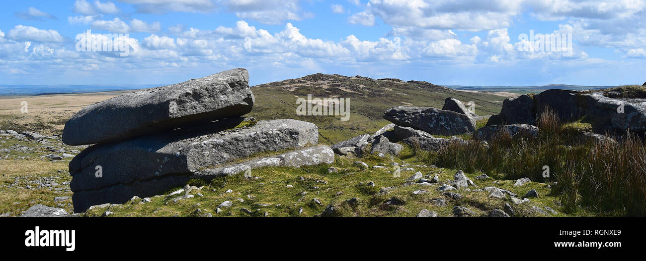 Rough Tor/Brown Willy, Bodmin Moor, Cornwall, 260417 Stock Photo Alamy