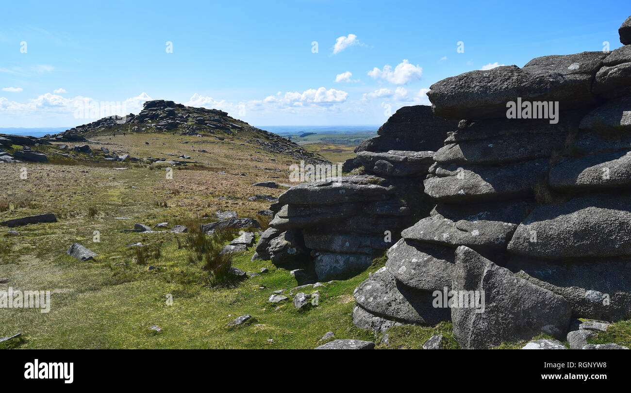 Rough Tor/Brown Willy, Bodmin Moor, Cornwall, 260417 Stock Photo Alamy