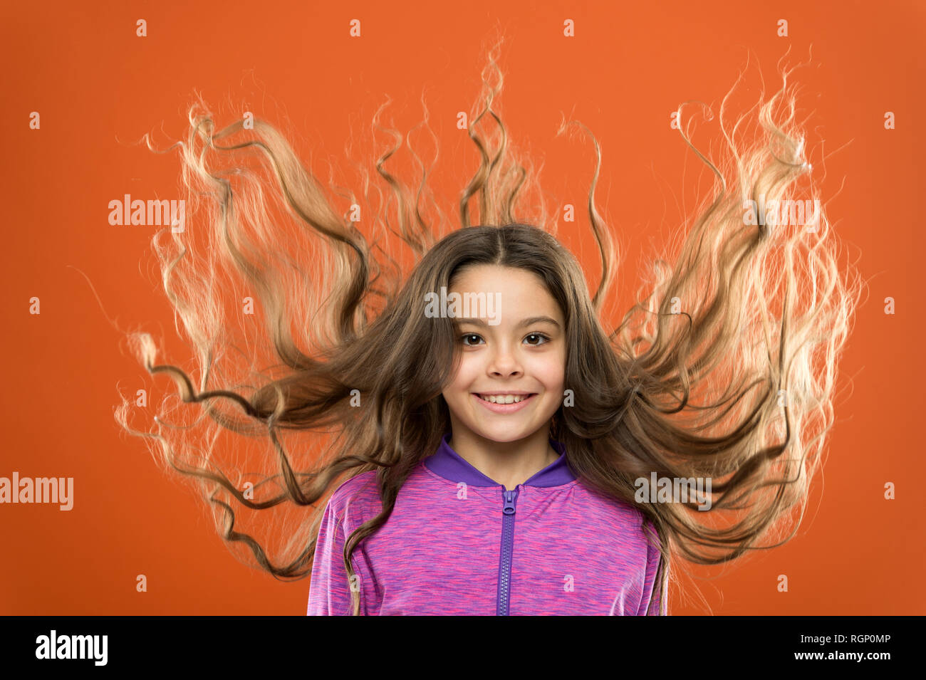 Strong And Healthy Hair Concept How To Treat Curly Hair Nice And