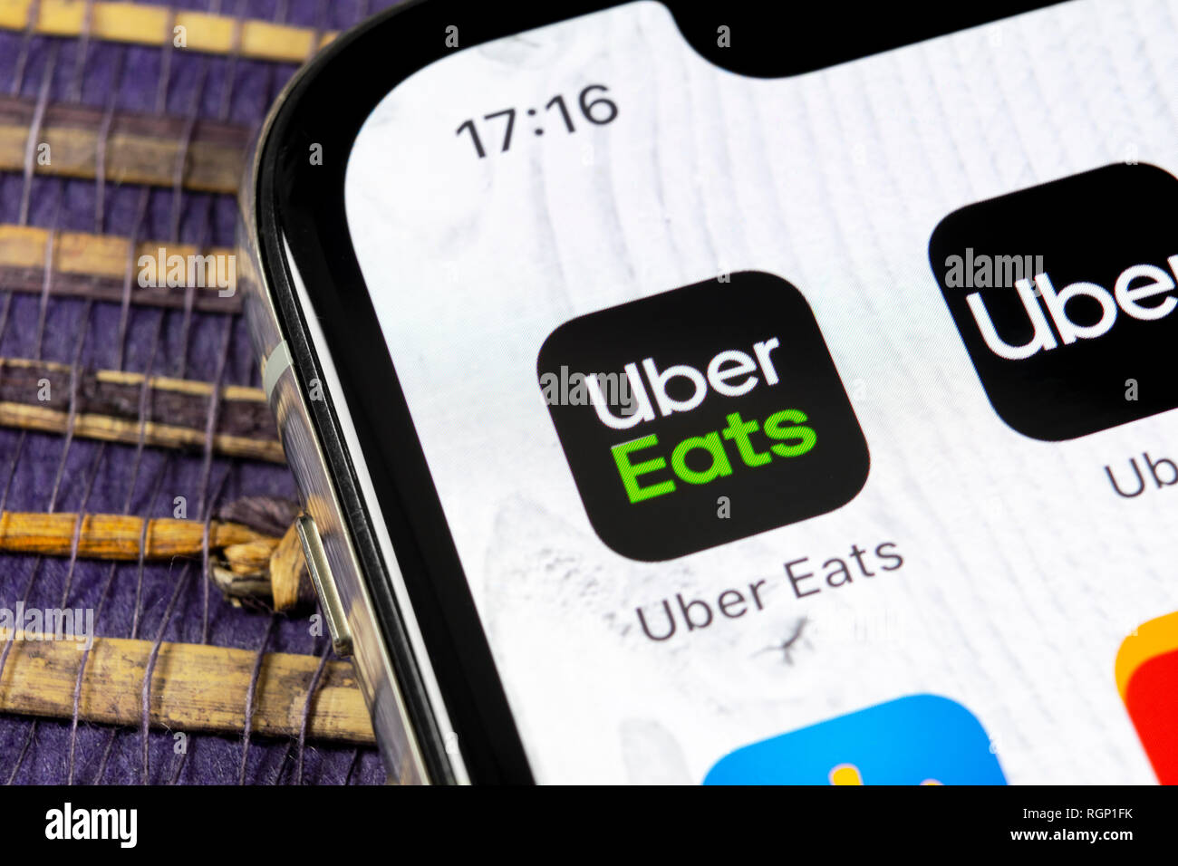 Uber Eats App Icon High Resolution Stock Photography And Images Alamy