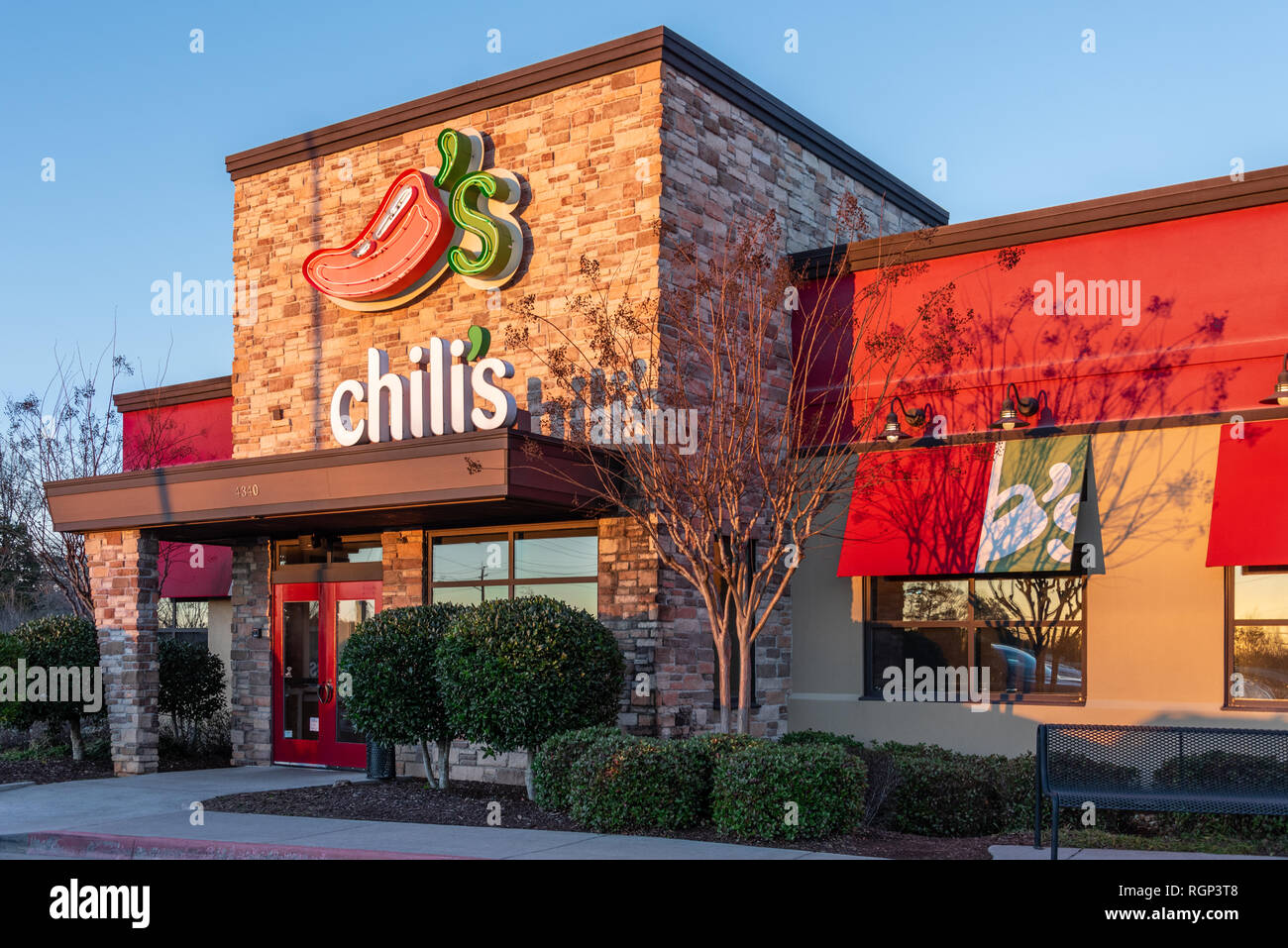 Chili's restaurant in Loganville, Georgia. (USA) Stock Photo