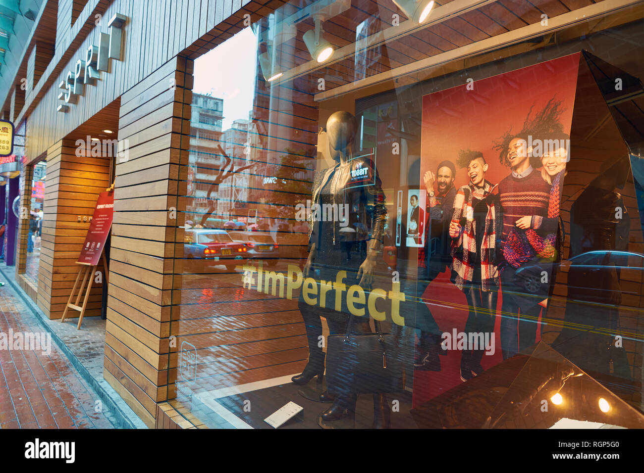 HONG KONG CIRCA NOVEMBER, 2016 Esprit store in Hong Kong. Shopping