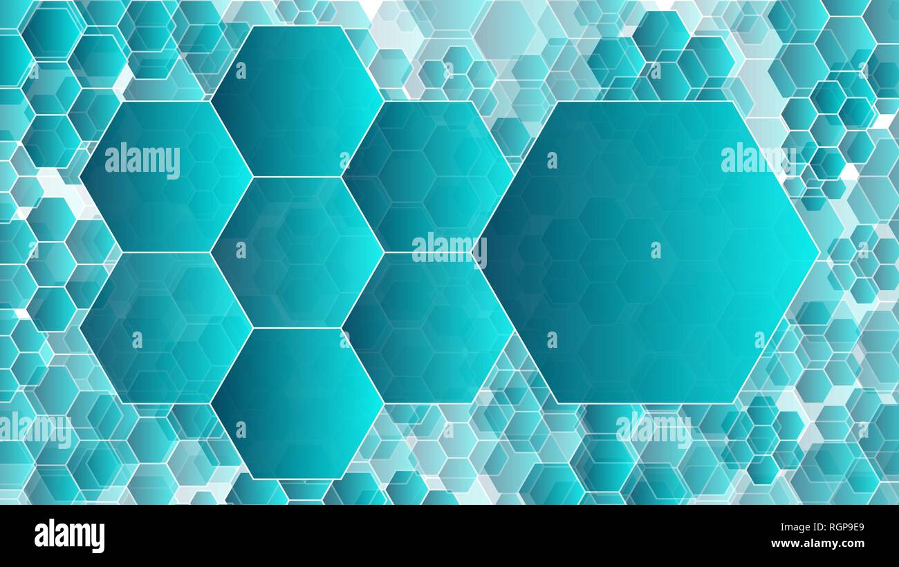 Hexagonal graphic background Stock Vector Images - Alamy