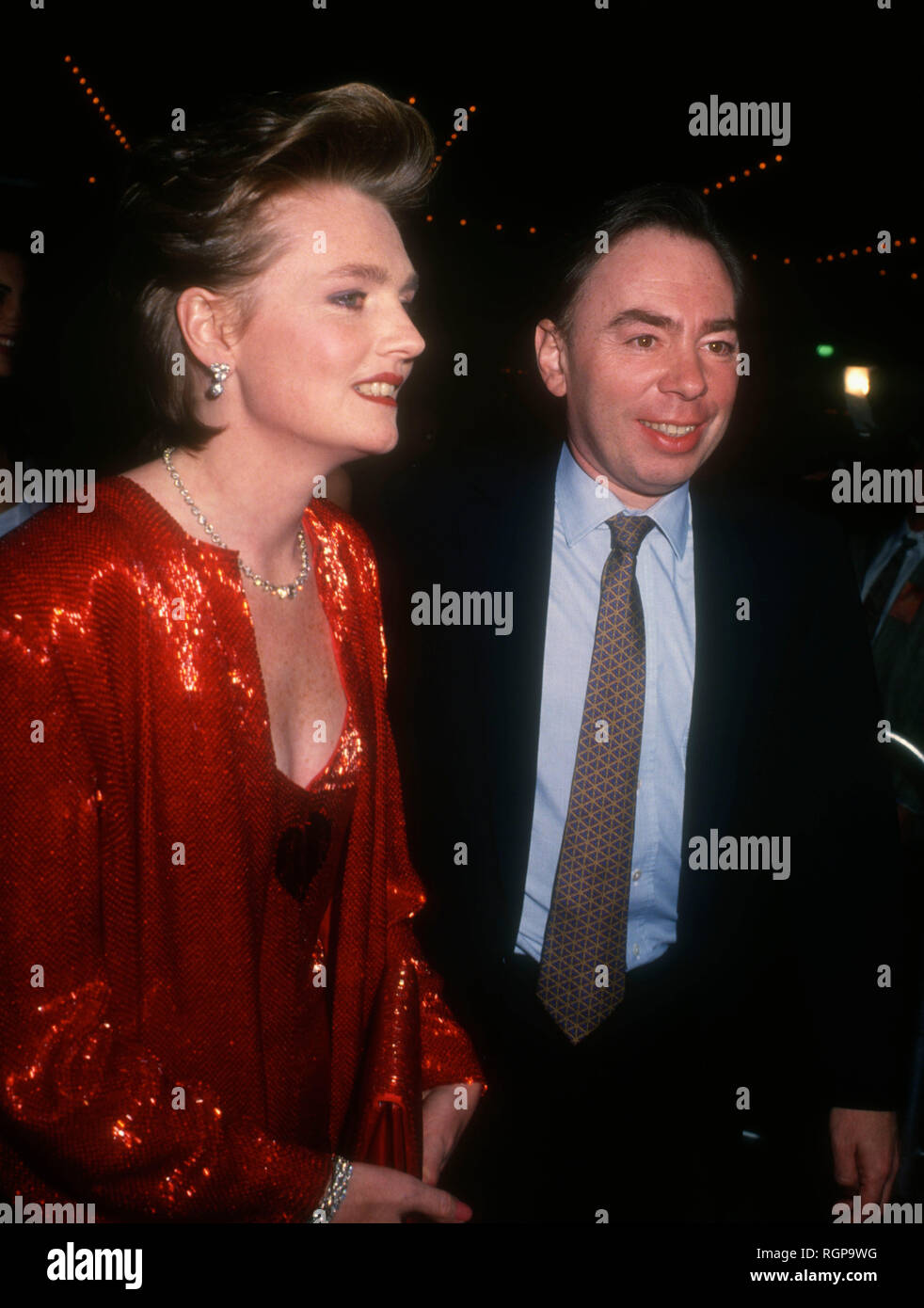 CENTURY CITY, CA NOVEMBER 30 Composer Andrew Lloyd ber and wife