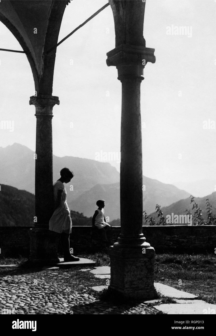 Italy, Trentino Alto Adige, San Mauro, 1930-40 Stock Photo