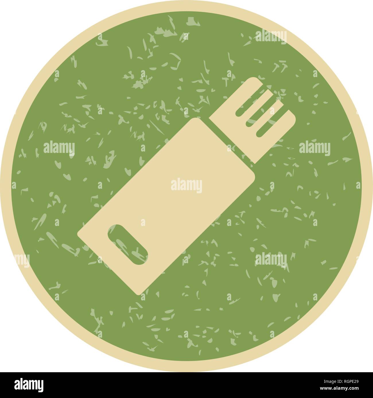 Usb Vector Icon Sign Icon Vector Illustration For Personal And Commercial Use... Clean Look Trendy Icon... Stock Vector