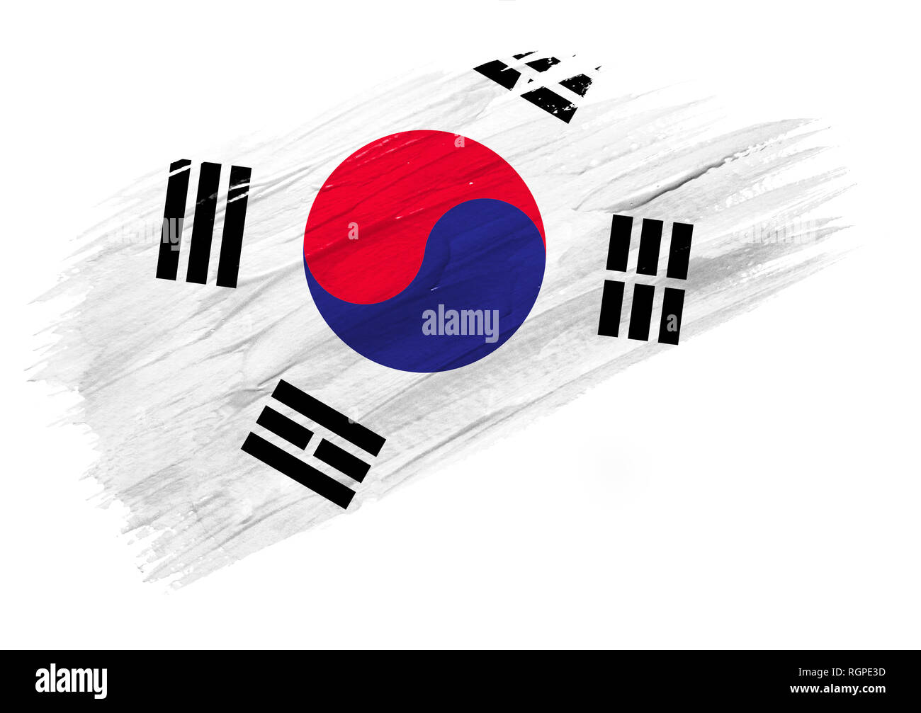South Korea National Flag Flags Stock Photos & South Korea National