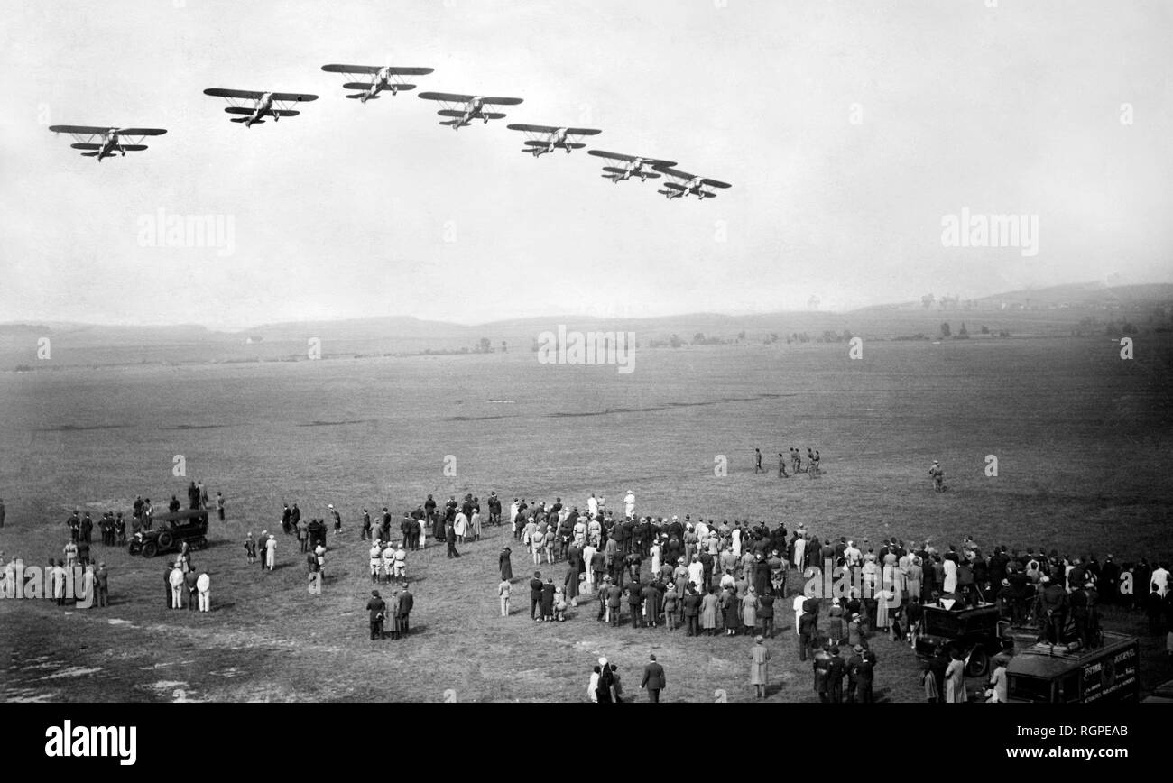 italian squadron, 1930 Stock Photo