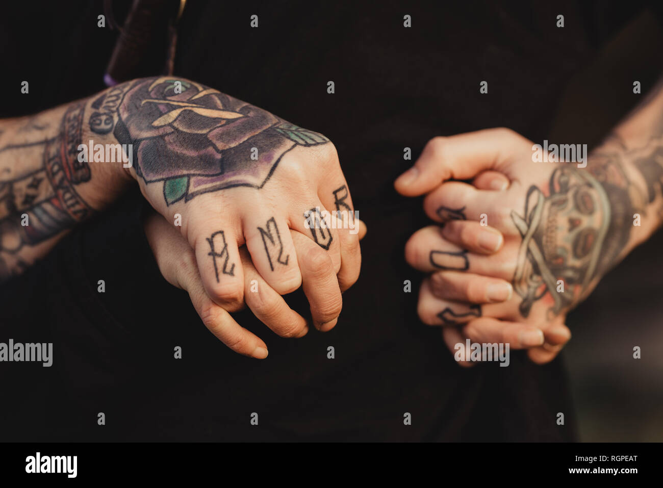 Couple Tattoos on Every Finger | TikTok