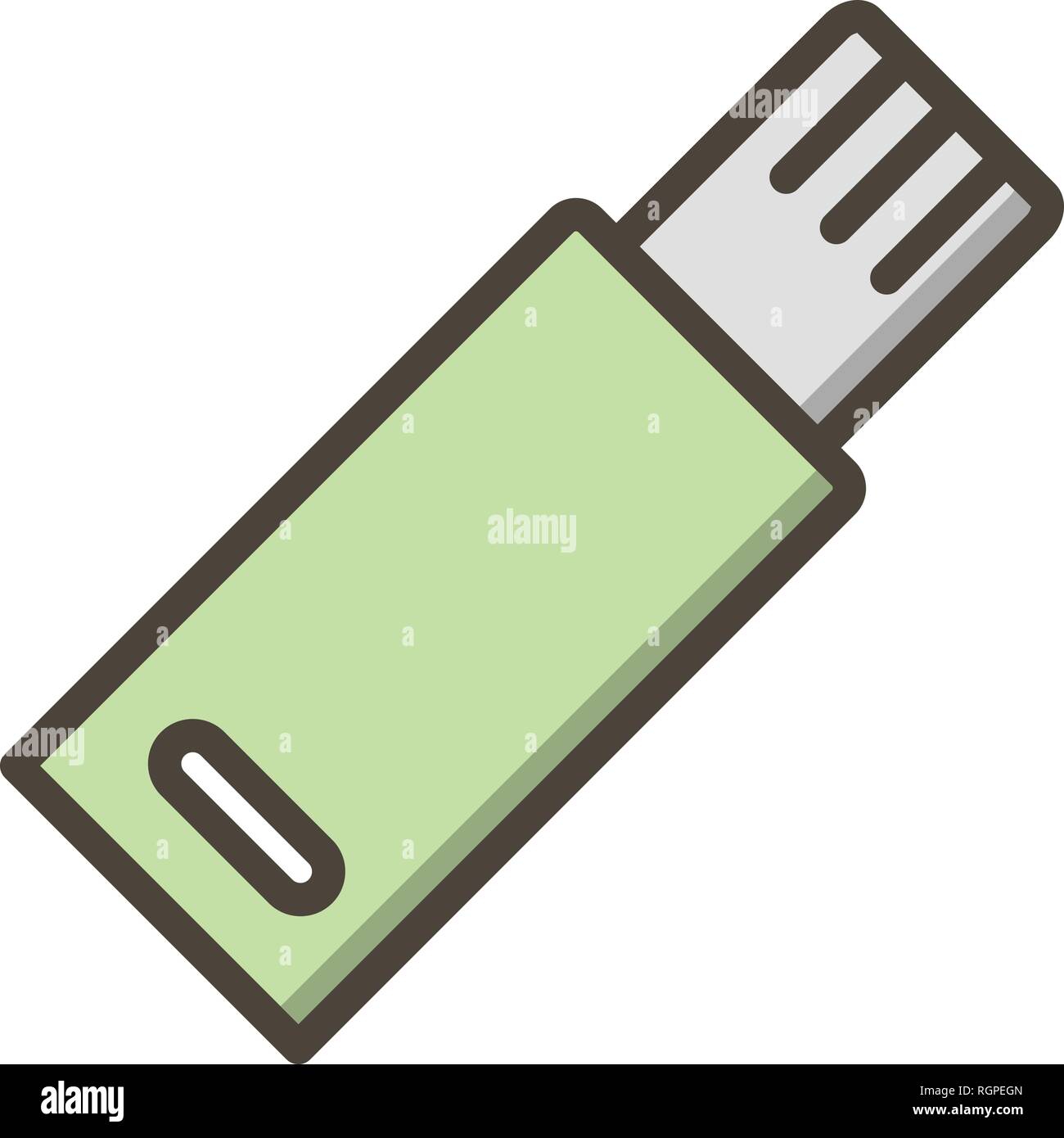 Usb Vector Icon Sign Icon Vector Illustration For Personal And Commercial Use... Clean Look Trendy Icon... Stock Vector