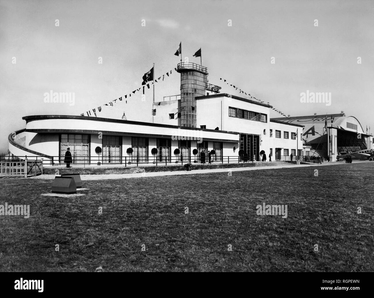 marco polo airport, venice 1935 Stock Photo