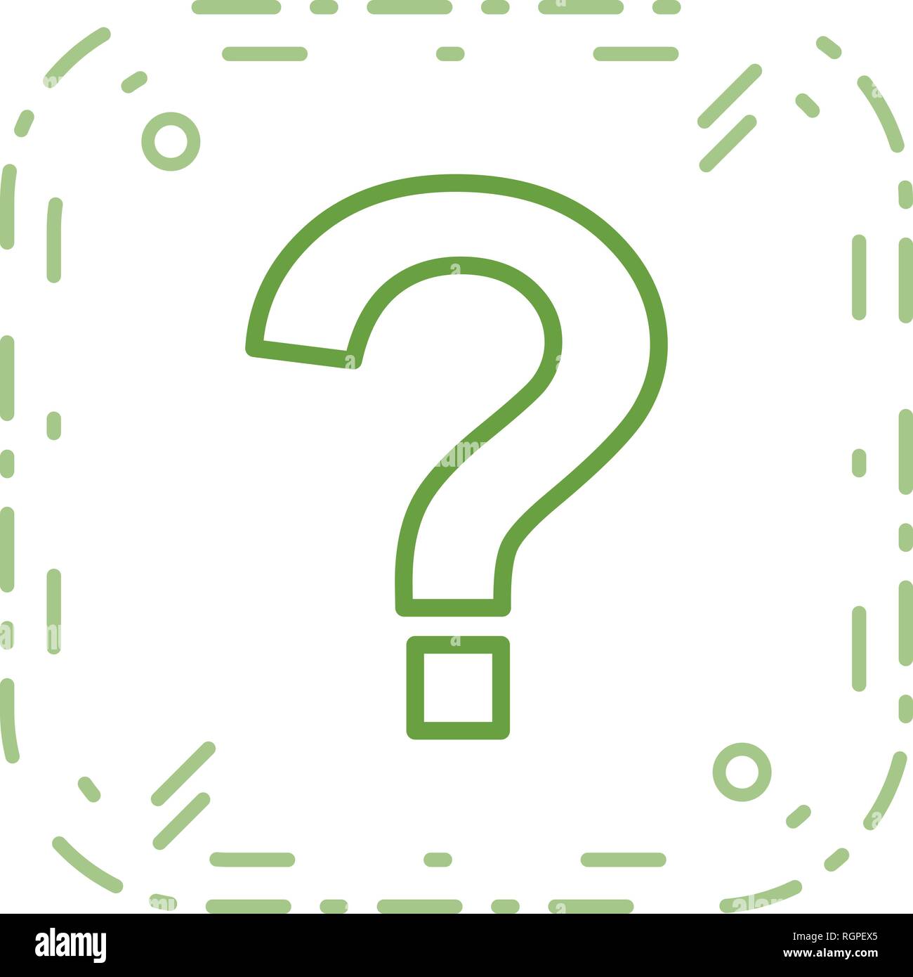 Question Mark Vector Icon Sign Icon Vector Illustration For Personal ...