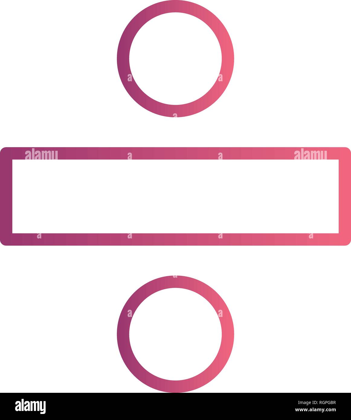 Divide Vector Icon Sign Icon Vector Illustration For Personal And ...