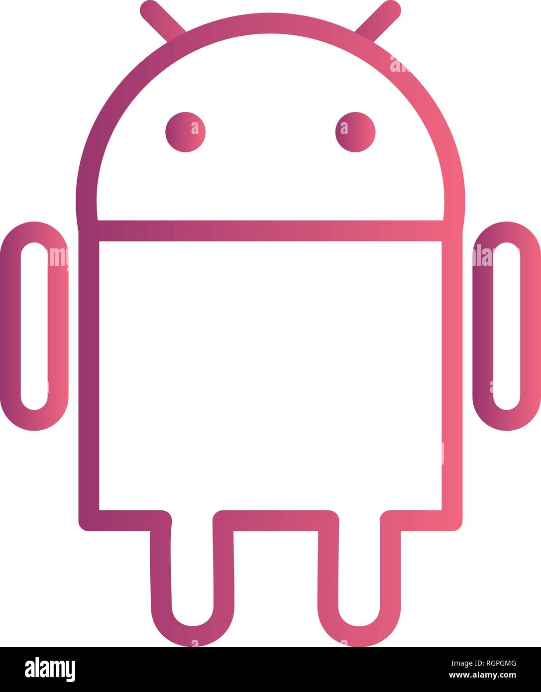 Android Vector Icon Sign Icon Vector Illustration For Personal And ...