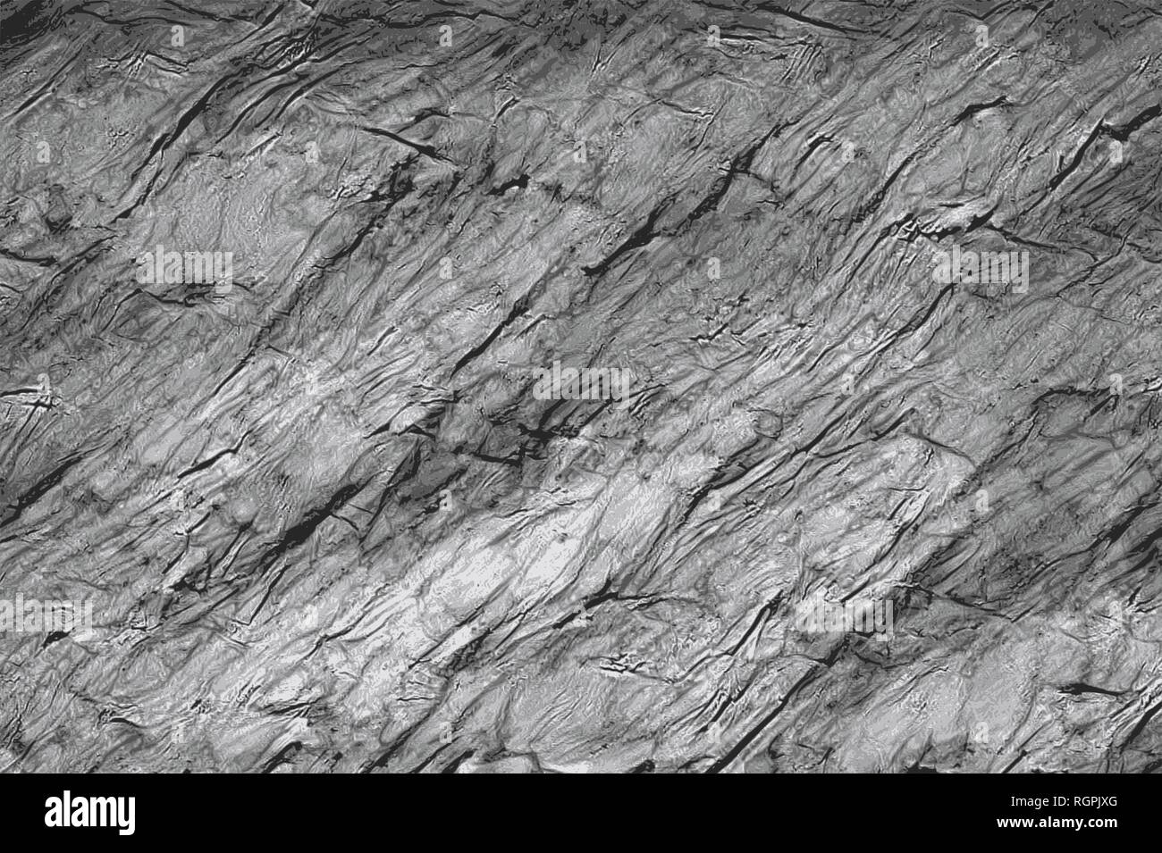 Ductile texture of thermoplastic foil aluminium or plastic Stock Photo