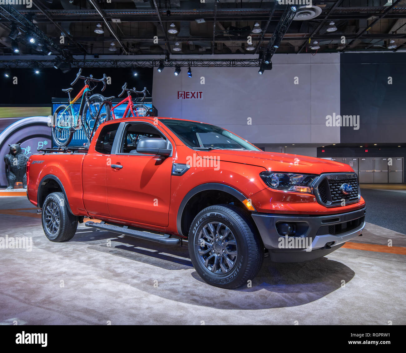 Detroit Miusa January 15 2019 A 2019 Ford Ranger Xlt
