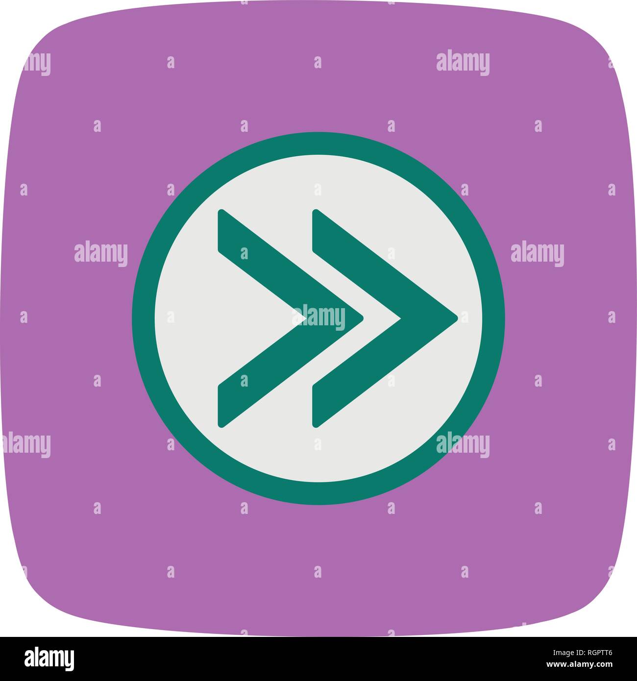 Forward Vector Icon Sign Icon Vector Illustration For Personal And ...