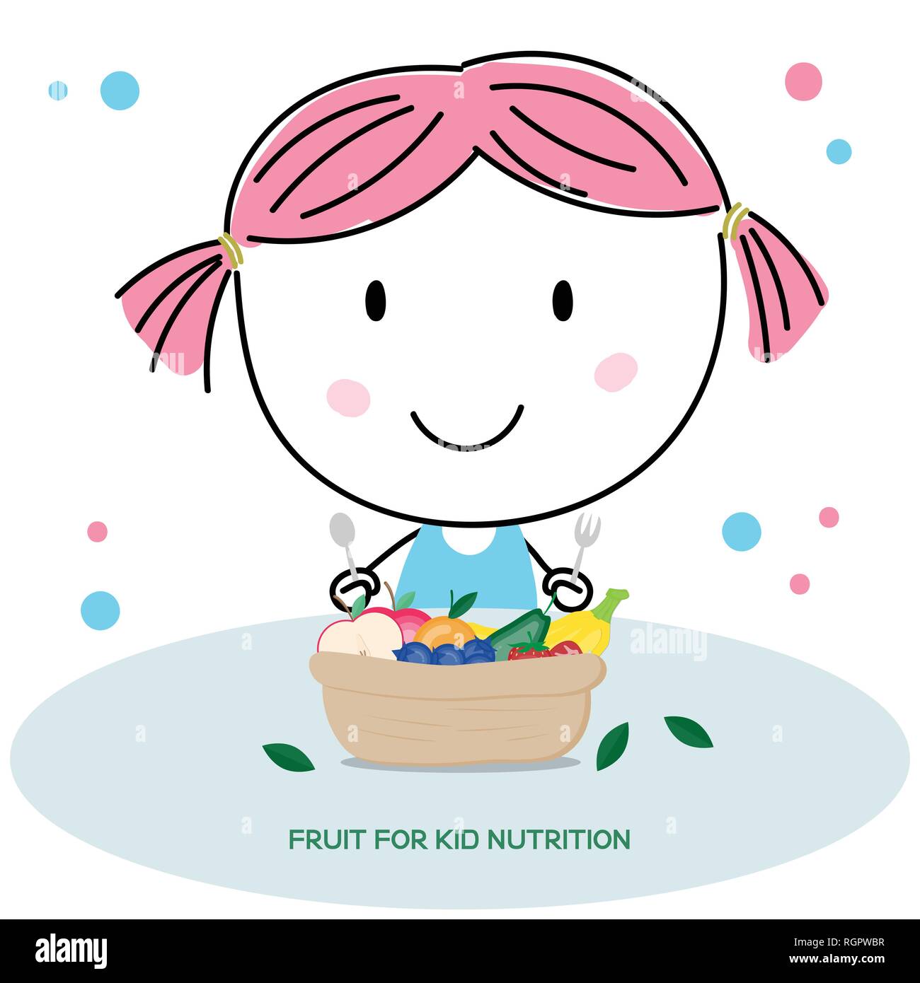 Simple hand drawing cute kid cartoon eating fruits  (avocado,strawberry,blueberry,banana,apple,orange). A most popular fruits world  most nutrition frui Stock Vector Image & Art - Alamy