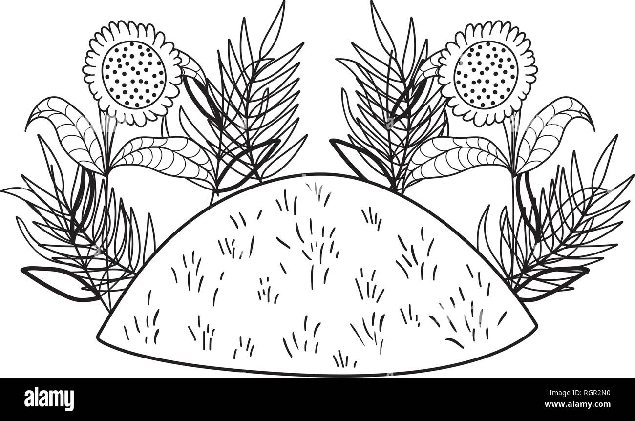 beautiful cute garden scene Stock Vector Image & Art - Alamy