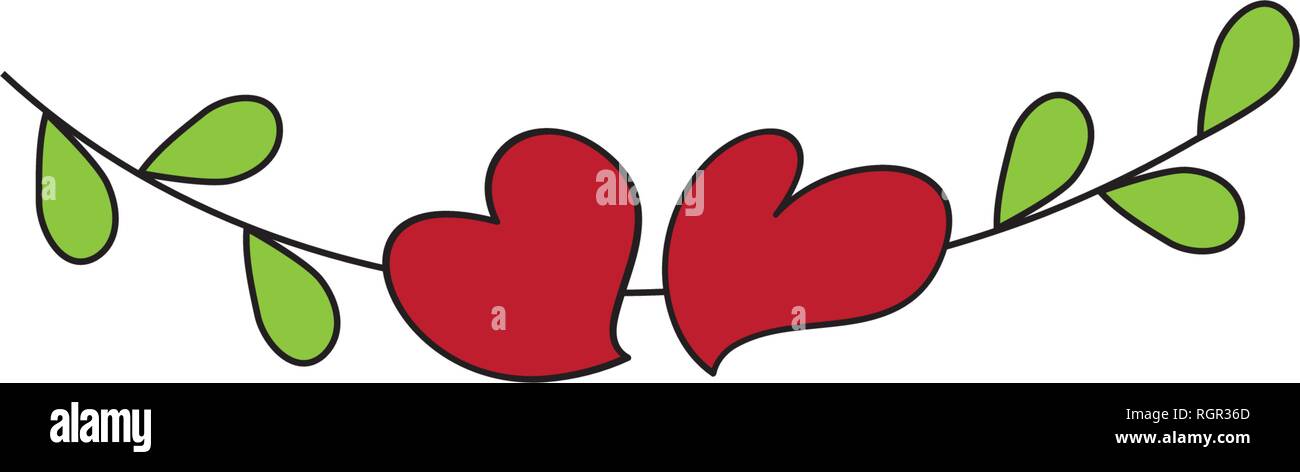 heart flowers, vector Stock Vector Image & Art - Alamy