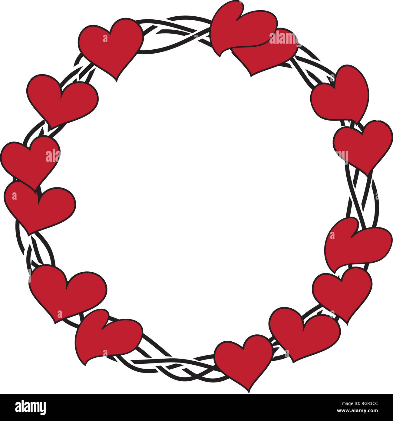 heart flowers, vector Stock Vector Image & Art - Alamy