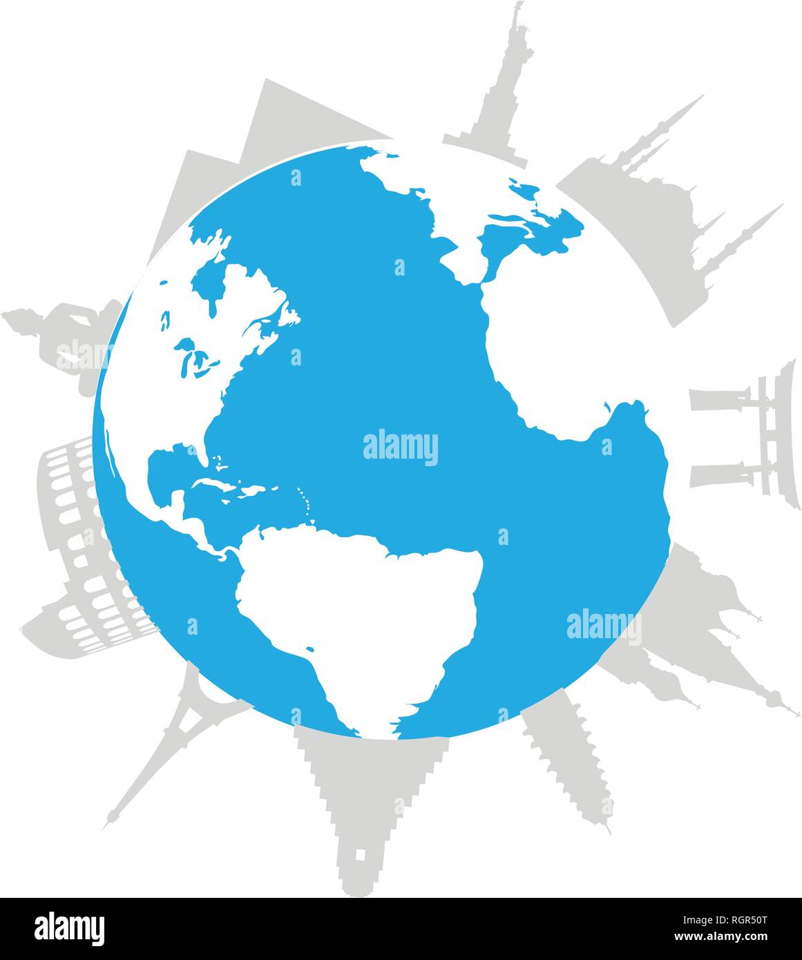 travel around the world Stock Vector Image & Art - Alamy