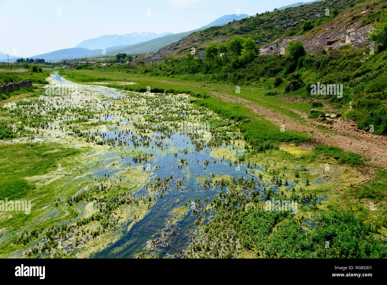 River Near Grapsh SH4 Albania Stock Photo Alamy