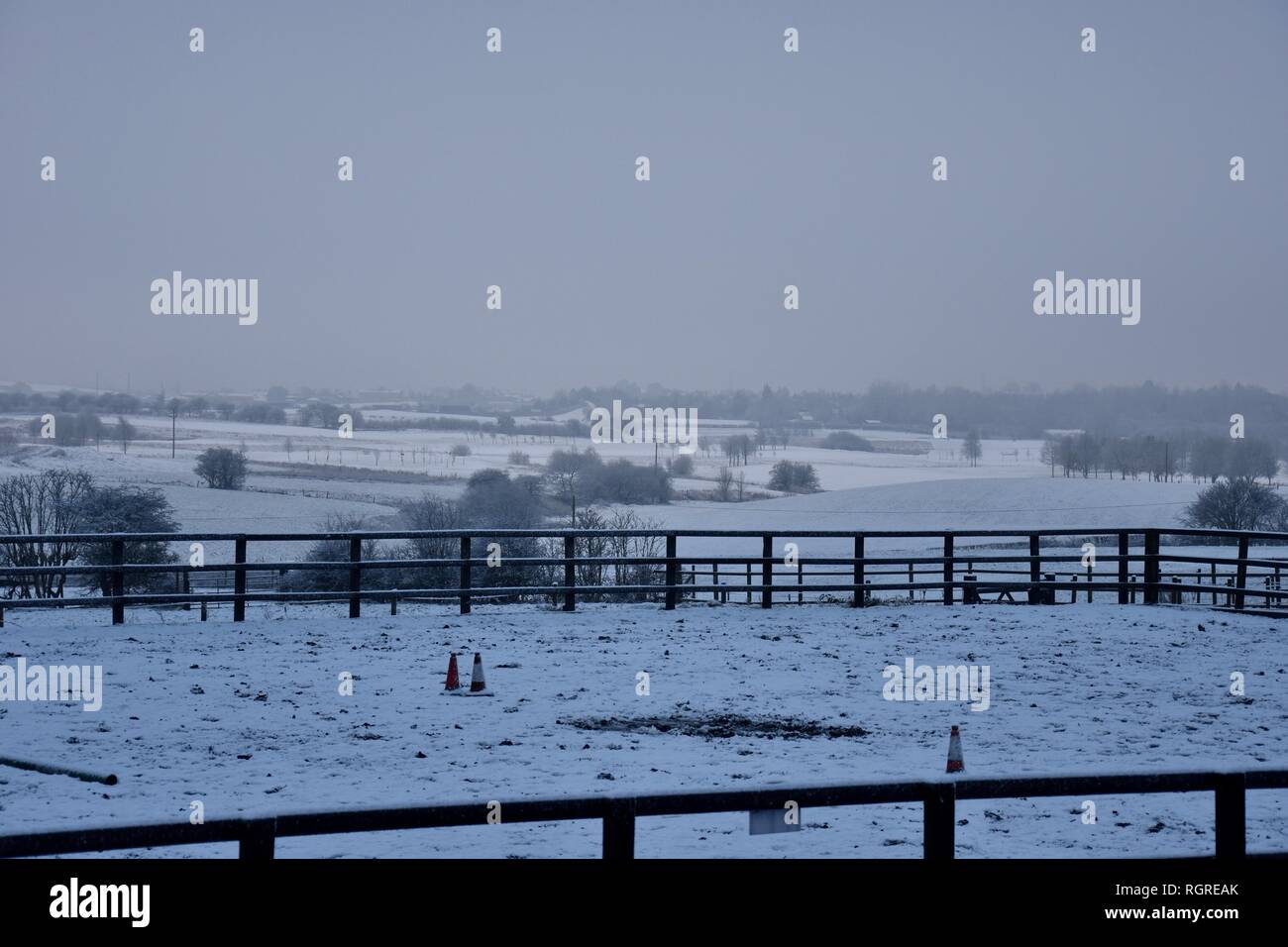 Heavy snowfall across uk hi-res stock photography and images - Alamy