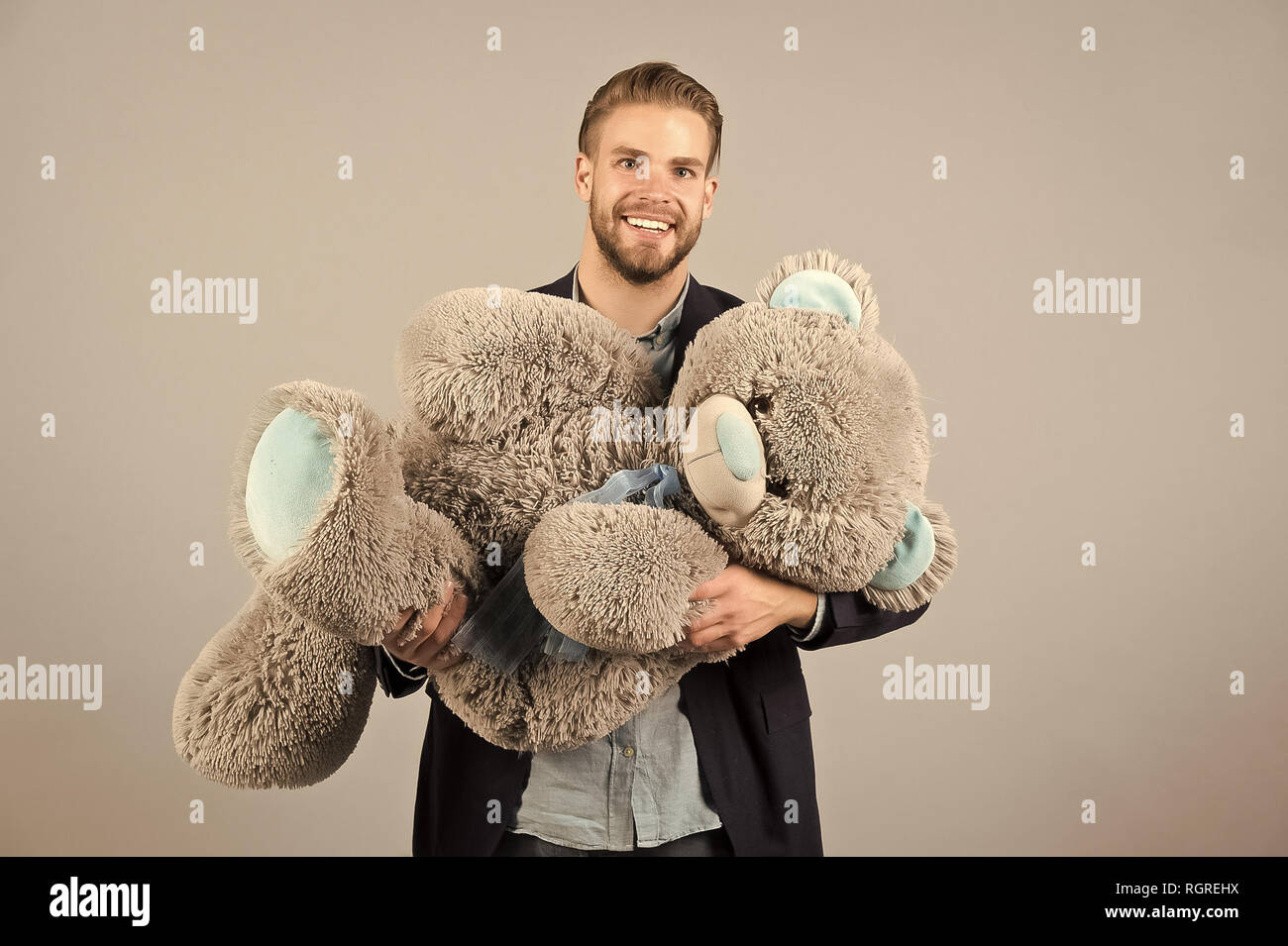 teddy bear man