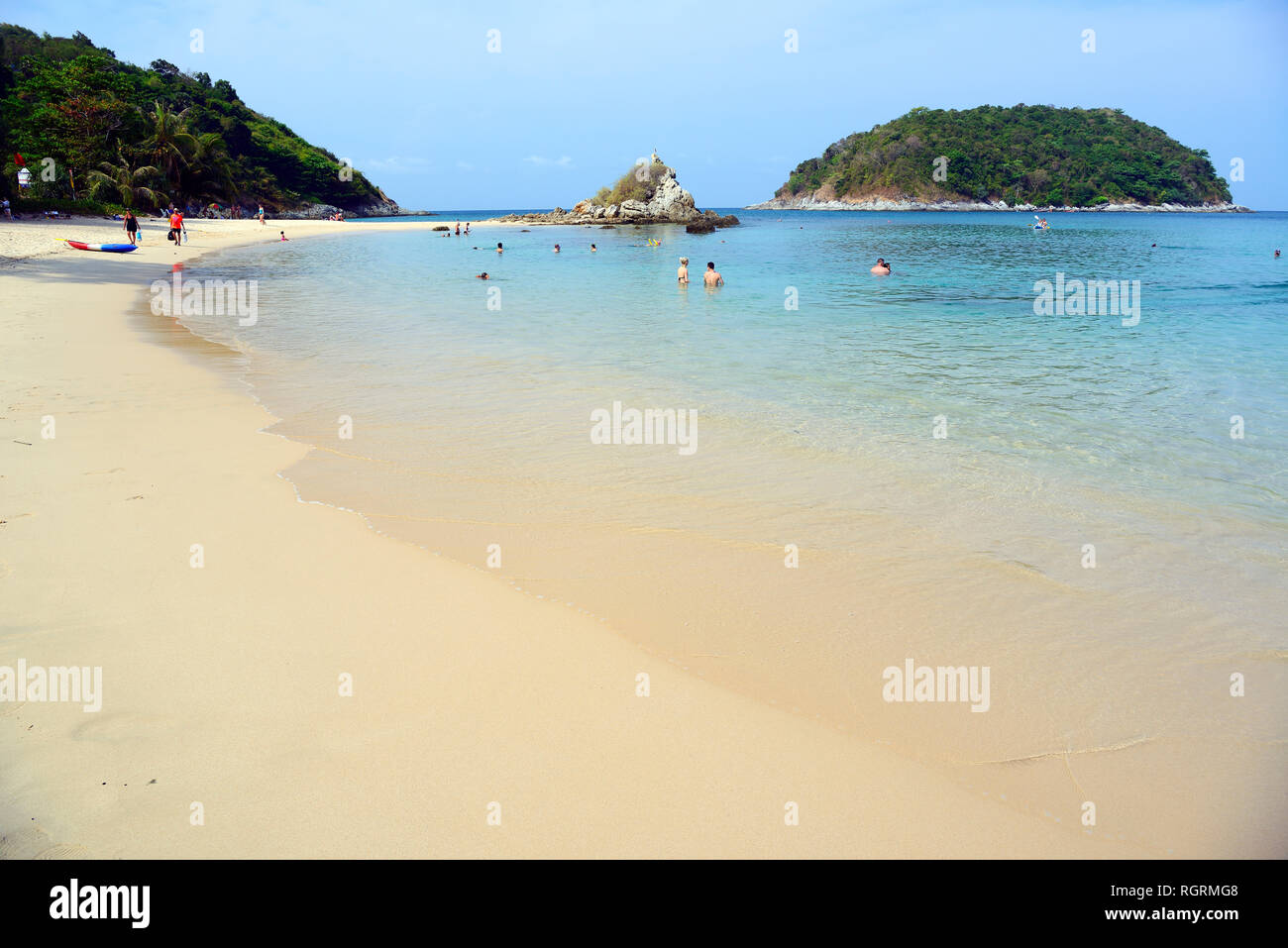Traumstrand Ya Nui Beach, Phuket, Thailand Stock Photo