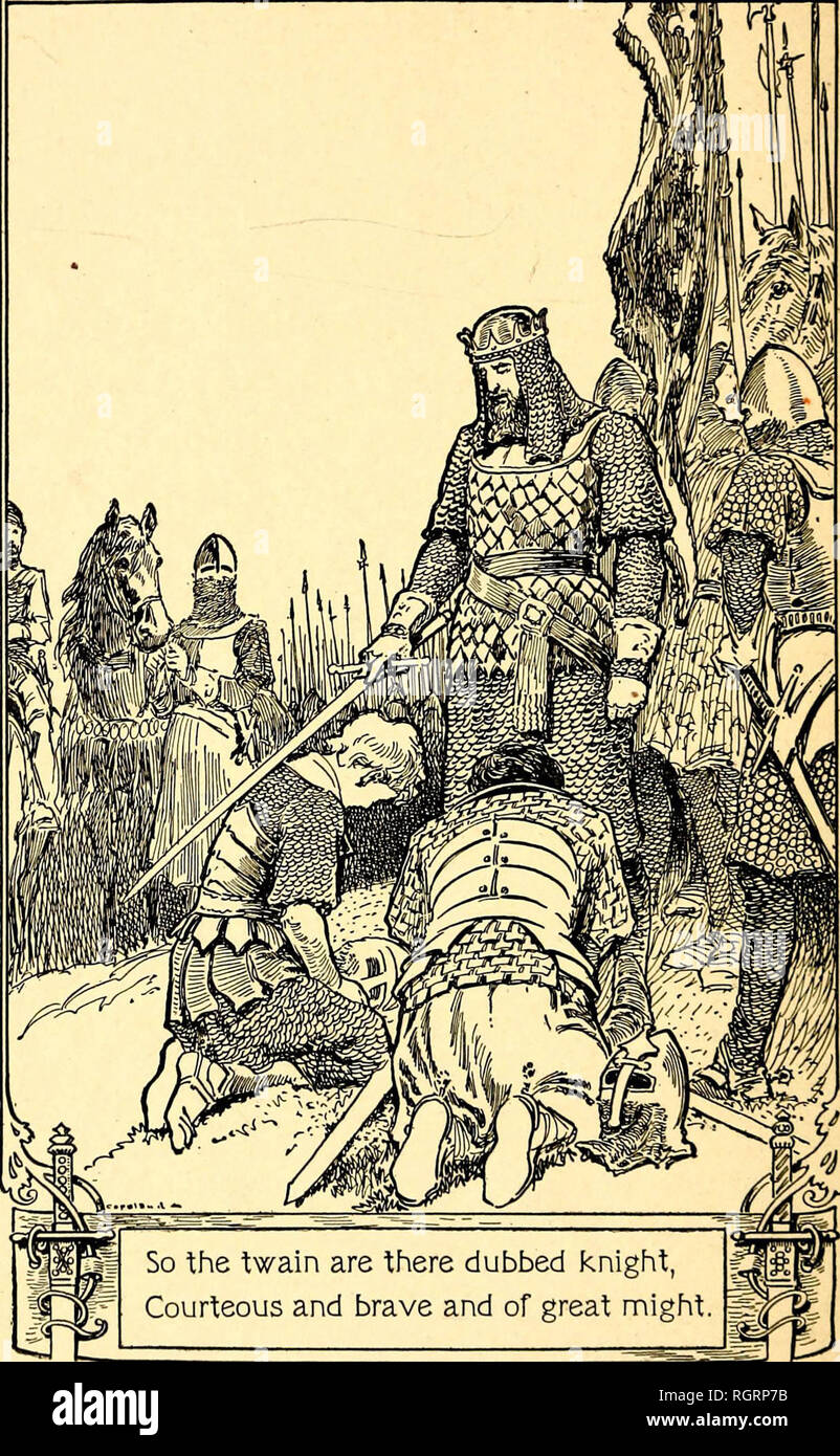 "Page, esquire, and knight : a book of chivalry" (1910) Stock Photo