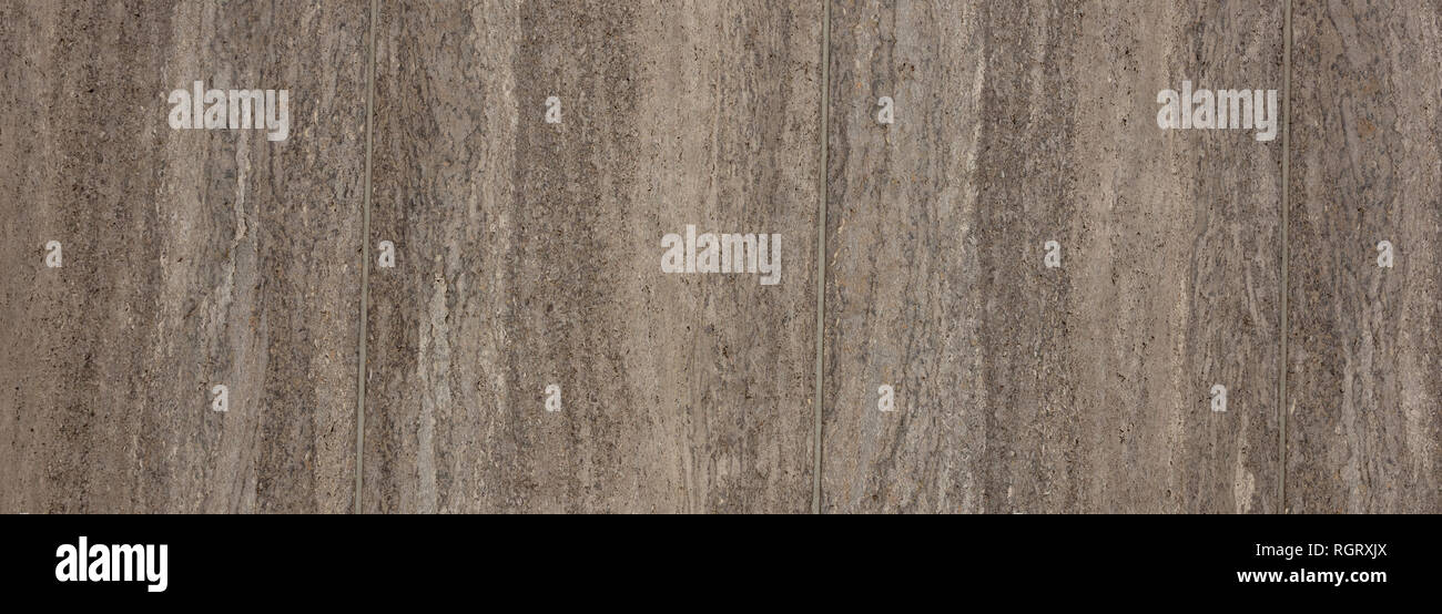 Natural marble stone background texture, brown, beige color, banner, detail Stock Photo