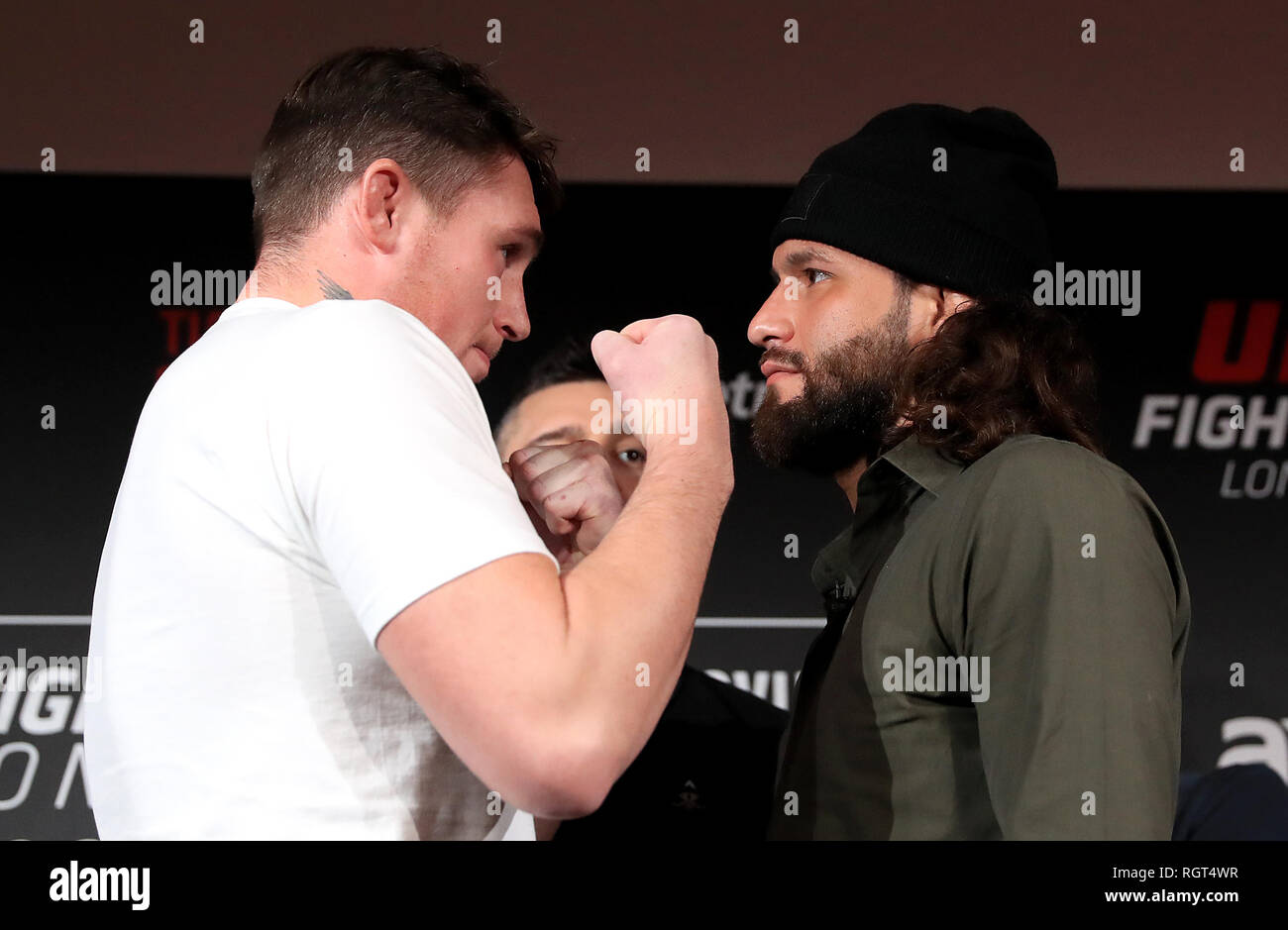 Darren Till (left) and Jorge Masvidal 