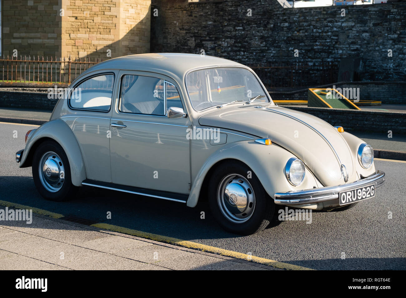 Classic car: A Volkswagen VW beetle 'bug' car Stock Photo
