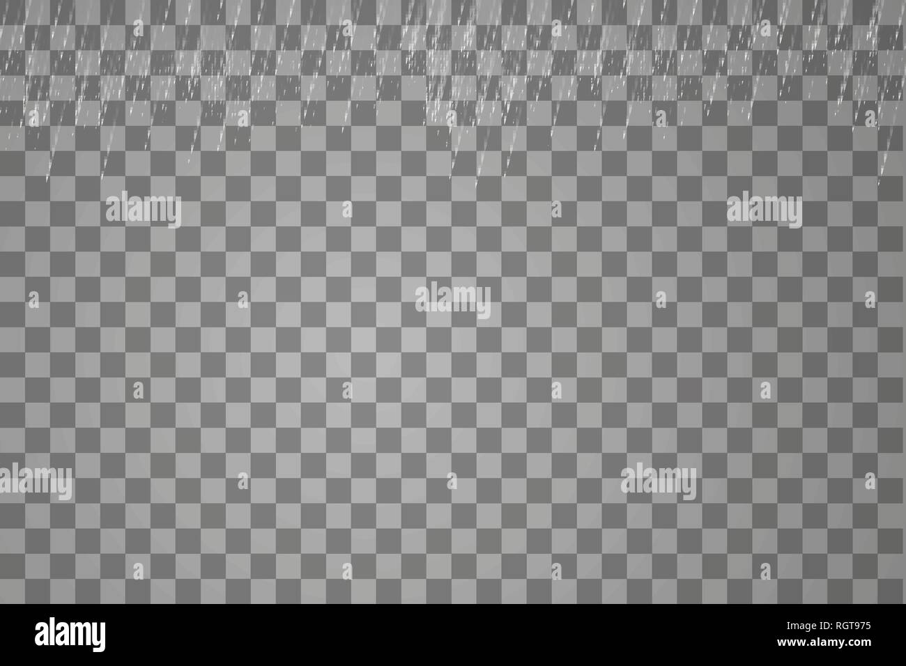 Vector illustration rain isolated on a transparent background Stock ...
