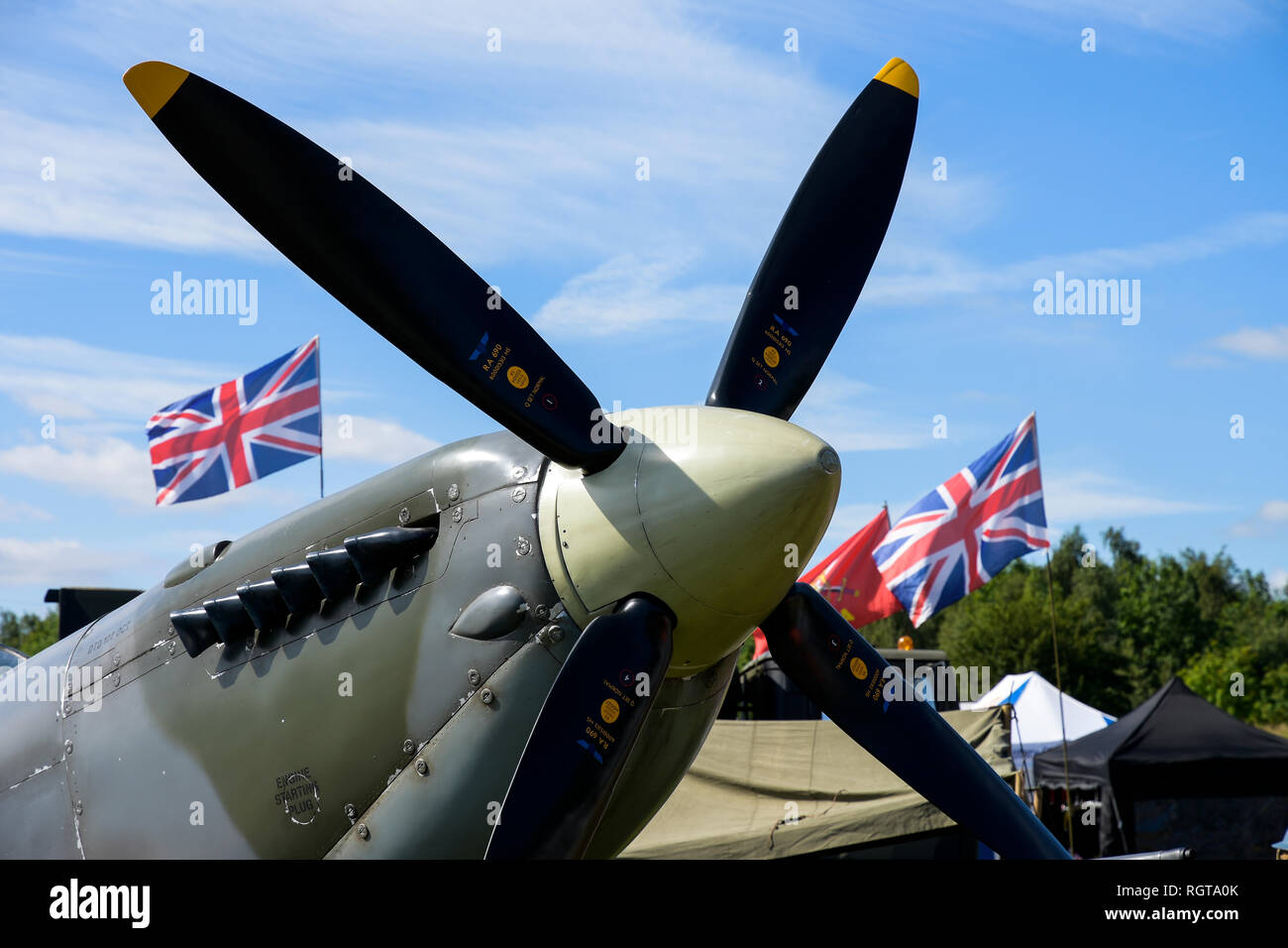 Military Show Armed Forces Day Derbyshire England Stock Photo