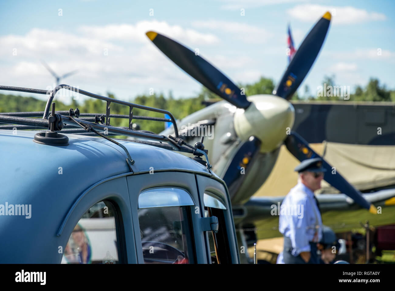 Military Show Armed Forces Day Derbyshire England Stock Photo