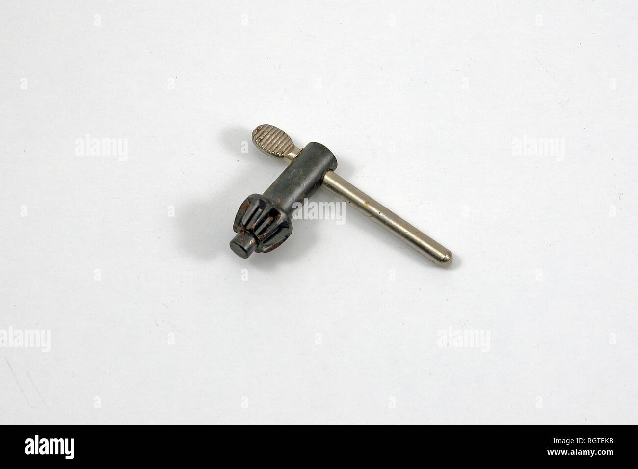 Chuck key used to tighten bits in a drill Stock Photo Alamy