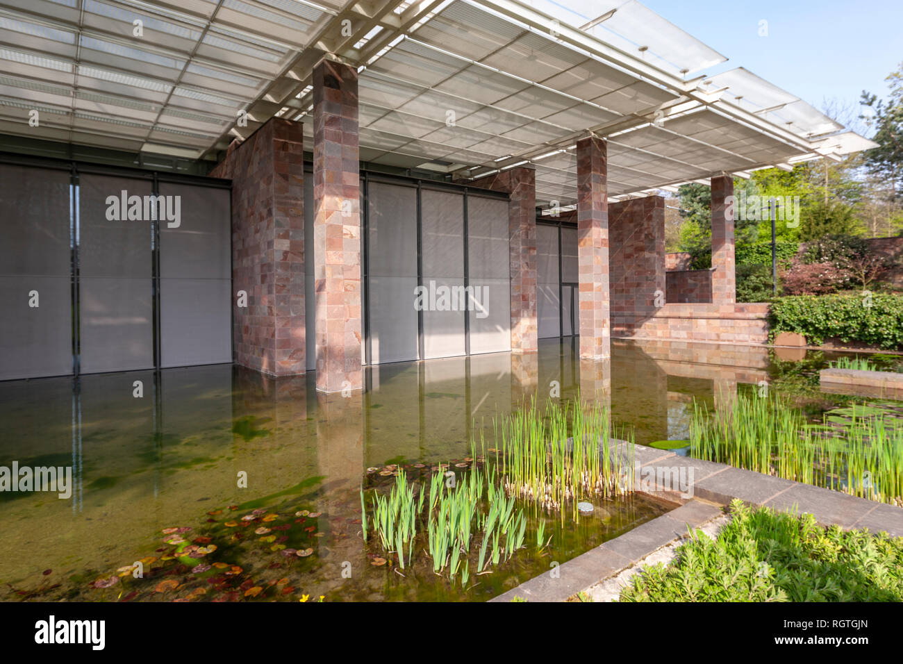 Beyeler Foundation by  Renzo Piano, Riehen, Switzerland Stock Photo