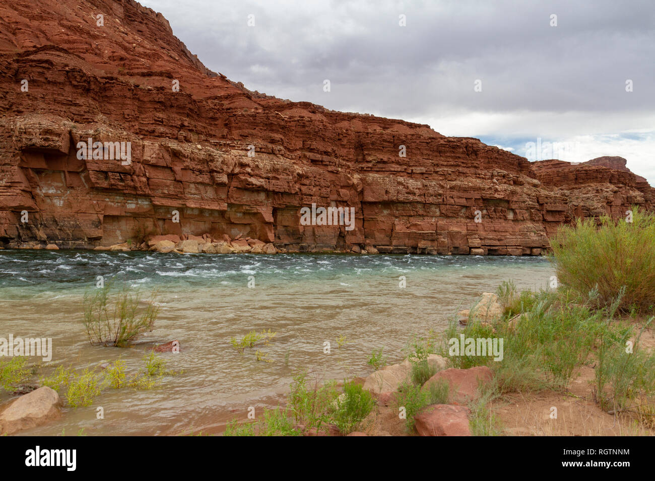 The Paria Riffle near Lee's Ferry, Colorado River, Glen Canyon ...