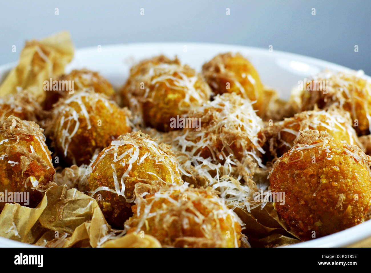 Arancini with White Truffle Stock Photo Alamy