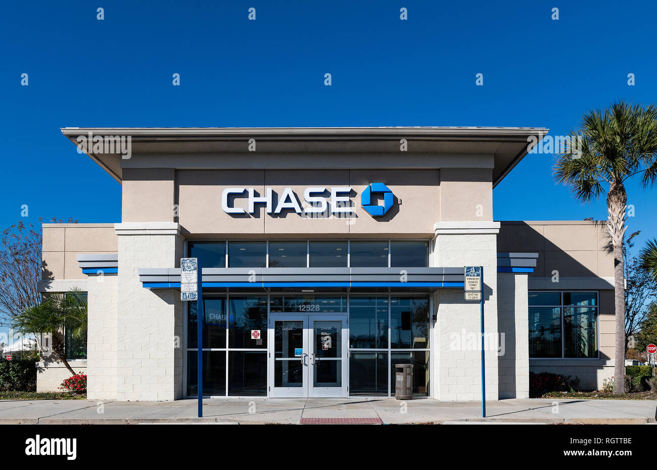 Chase Bank branch, Orlando, Florida, USA. Stock Photo