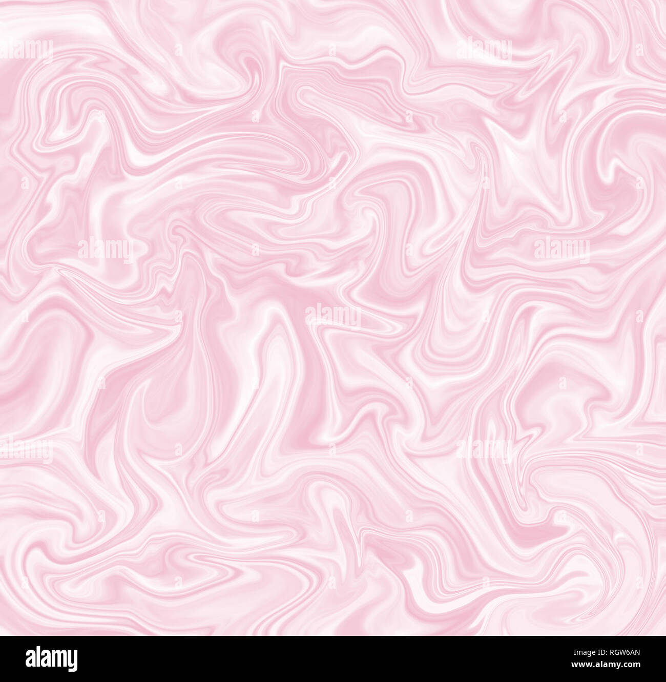 High resolution liquid marble texture design, light pink marbling satin or silk-like surface. Vibrant abstract digital paint design background. Stock Photo