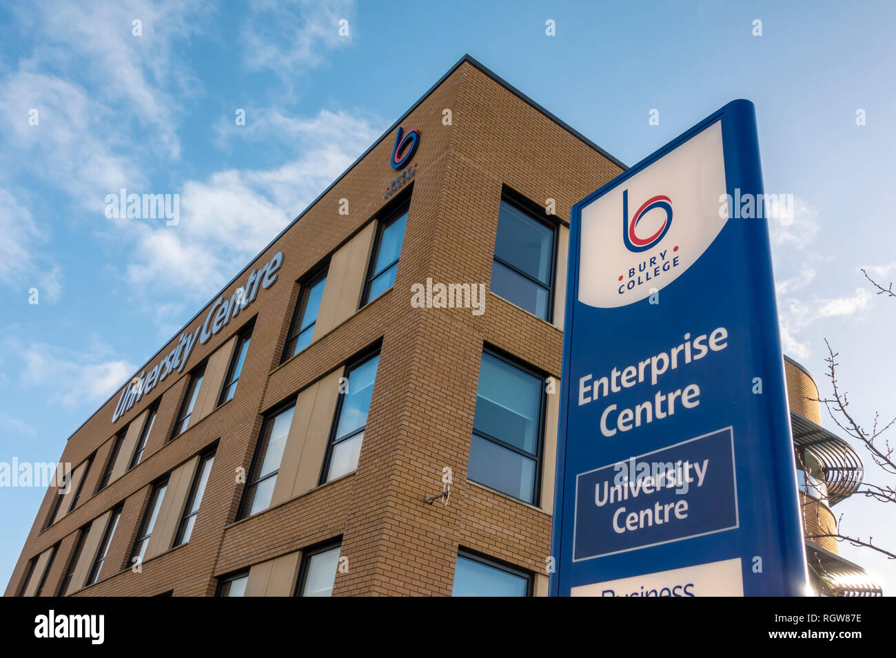 Bury College Enterprise Centre Stock Photo