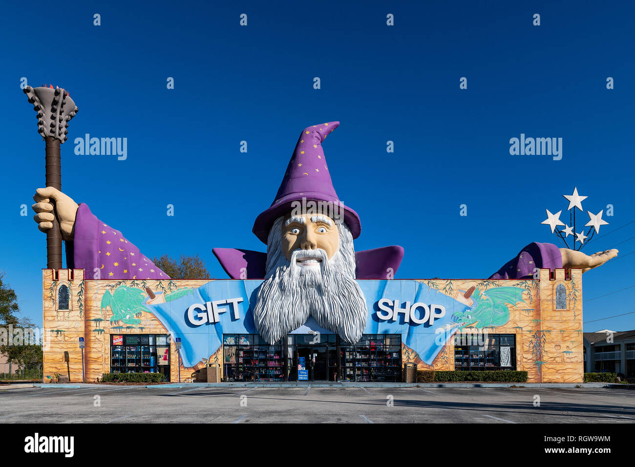 Wizard Gift Shop Florida High Resolution Stock Photography