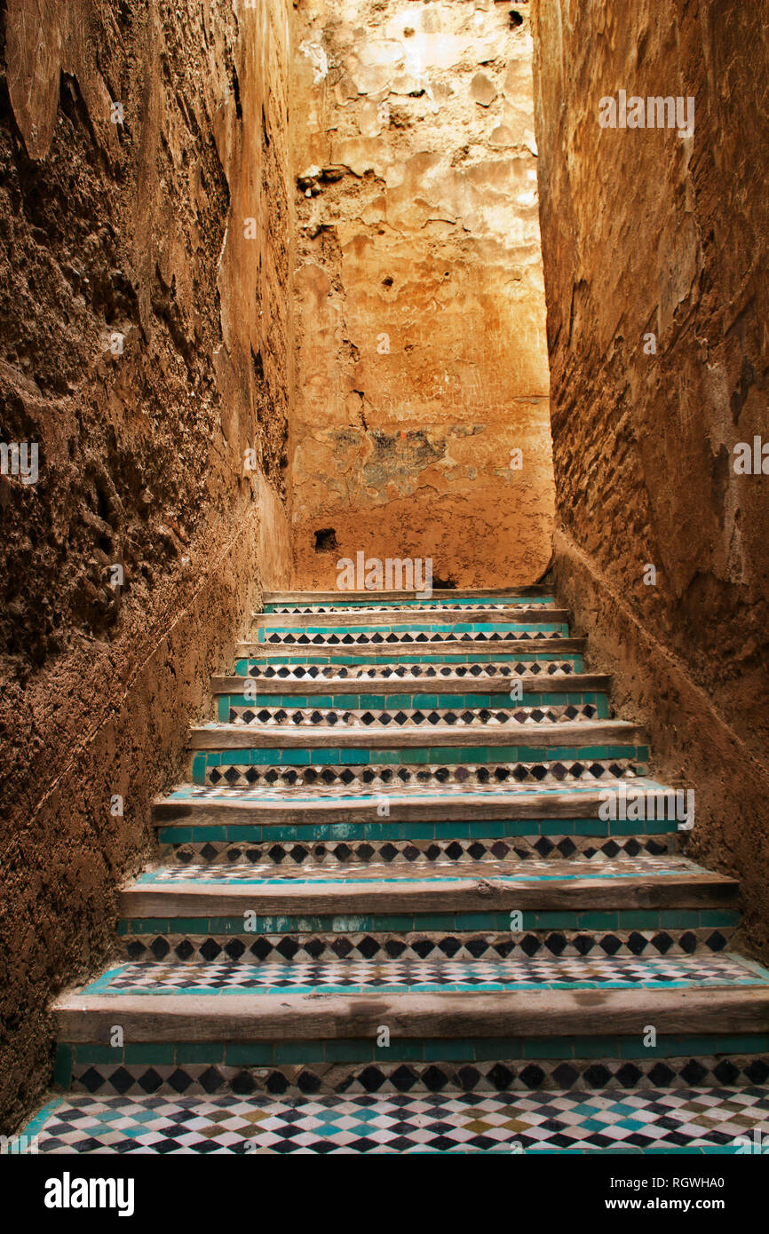 El Badi palace Stock Photo - Alamy