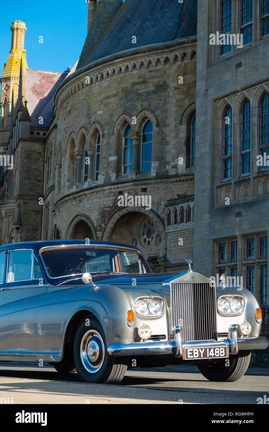Classic car: A Rolls Royce Silver Cloud Stock Photo